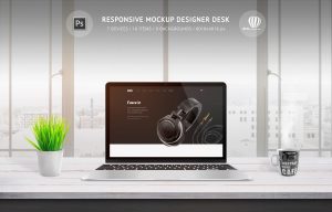 Responsive Mockup Designer Desk