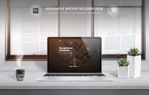 Responsive Mockup Designer Desk