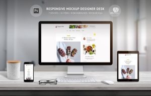 Responsive Mockup Designer Desk