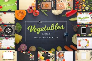 Vegetables HQ Scene Creator