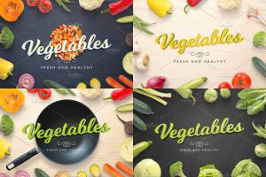 Vegetables HQ Scene Creator