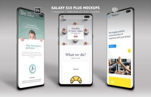 Galaxy S10 Plus Mockups