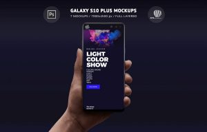 Galaxy S10 Plus Mockups