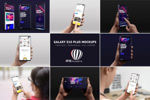 Galaxy S10 Plus Mockups