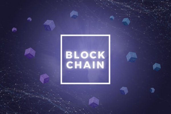 blockchain network illustration with text frame blocks around network threads background