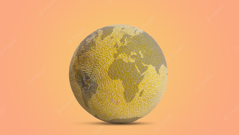 Melon as a planet earth