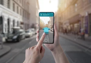 Use 3D navigation to find museum on mobile phone