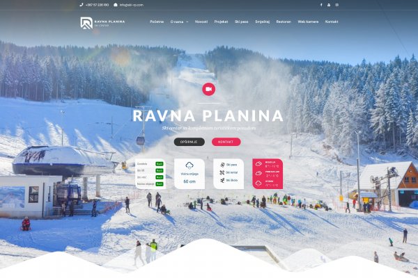 Ski center Ravna planina